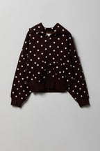 Girls Luxe Fleece Zip-Up Hoodie