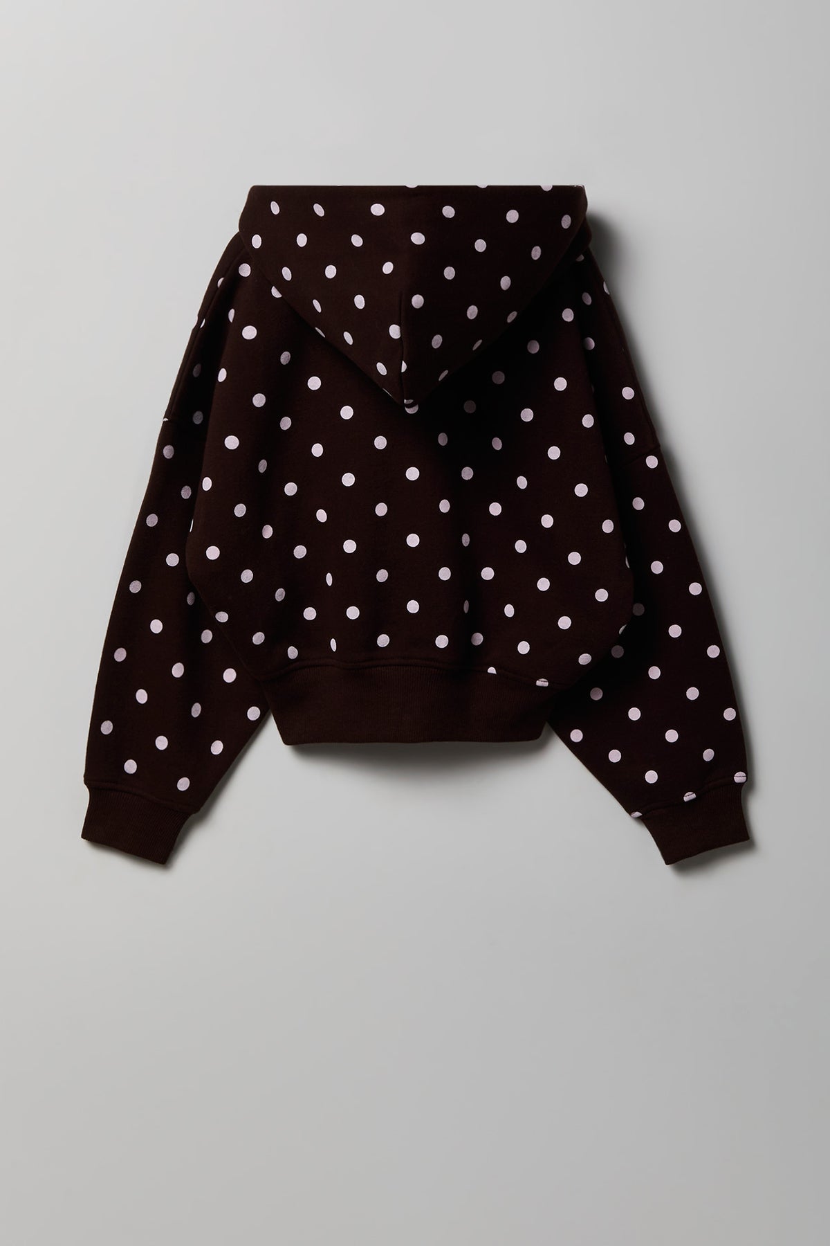 Alt View 2. Girls Luxe Fleece Zip-Up Hoodie - Brown