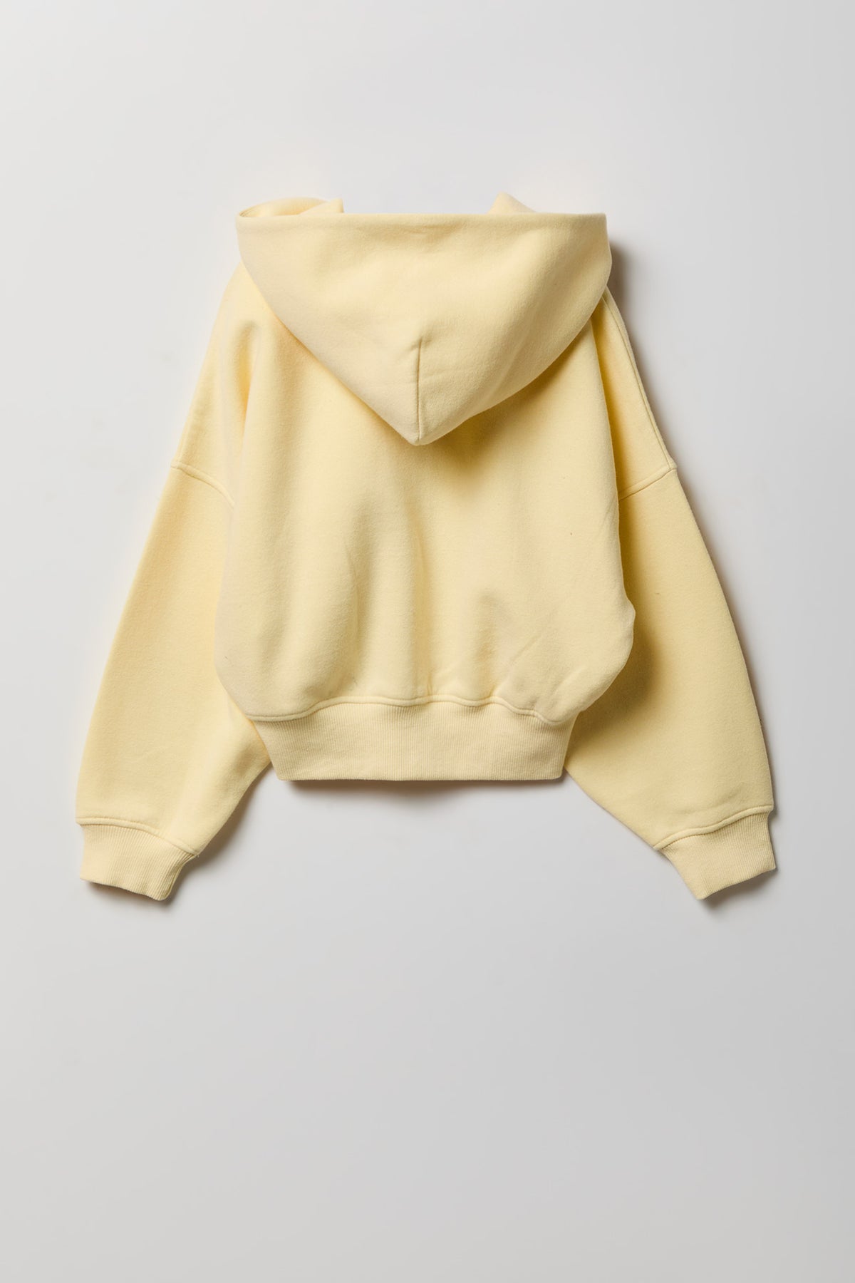Vue alternative 2. Haut à capuchon en molleton de luxe avec fermeture à glissière pour fille