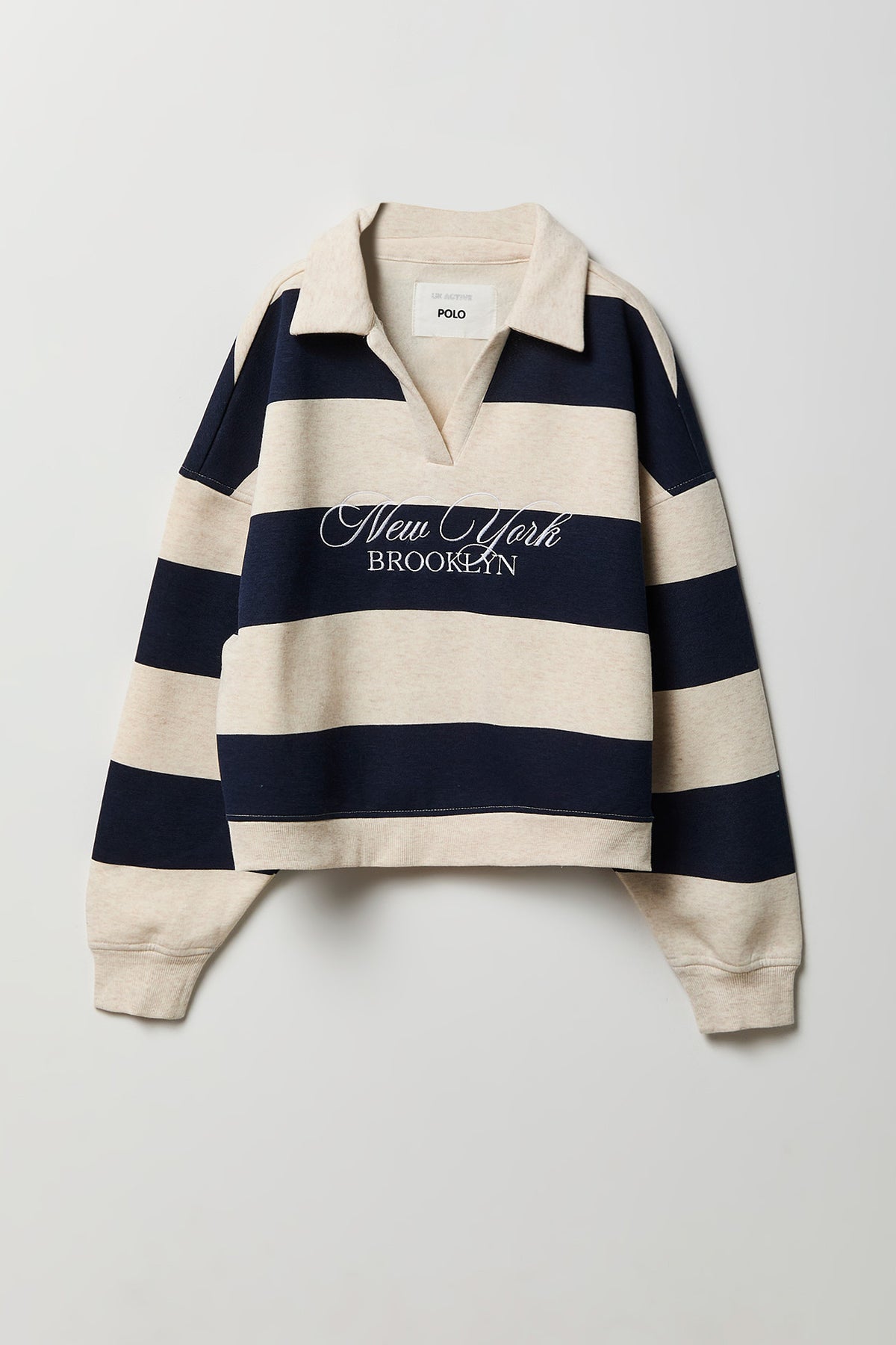 Polo en molleton imprimé pour fille