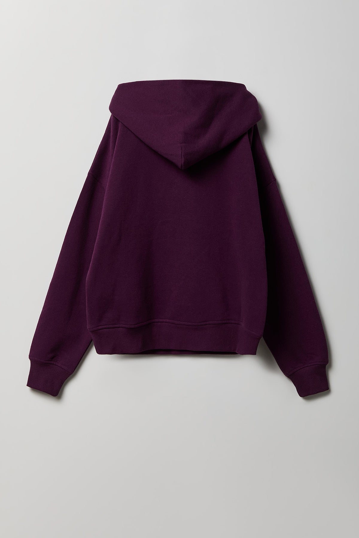 Alt View 2. Girls Luxe Fleece Boxy Hoodie - Purple