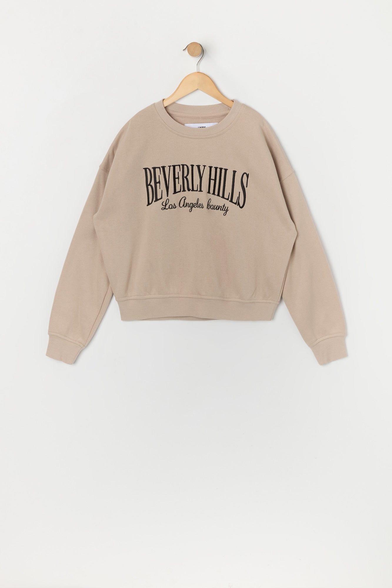 Girls Beverly Hills Embroidered Fleece Sweatshirt
