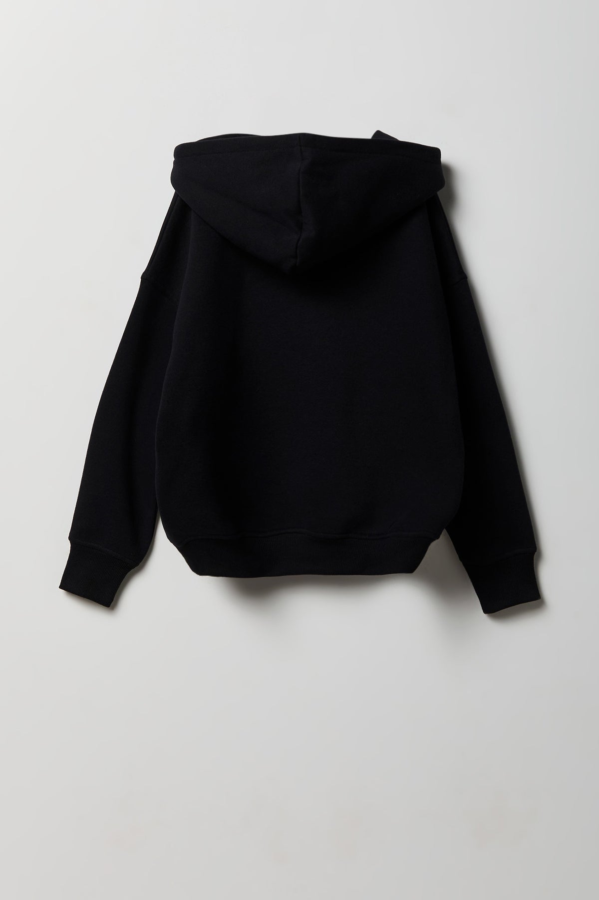 Vue alternative 2. Haut court à capuchon en molleton de luxe pour fille