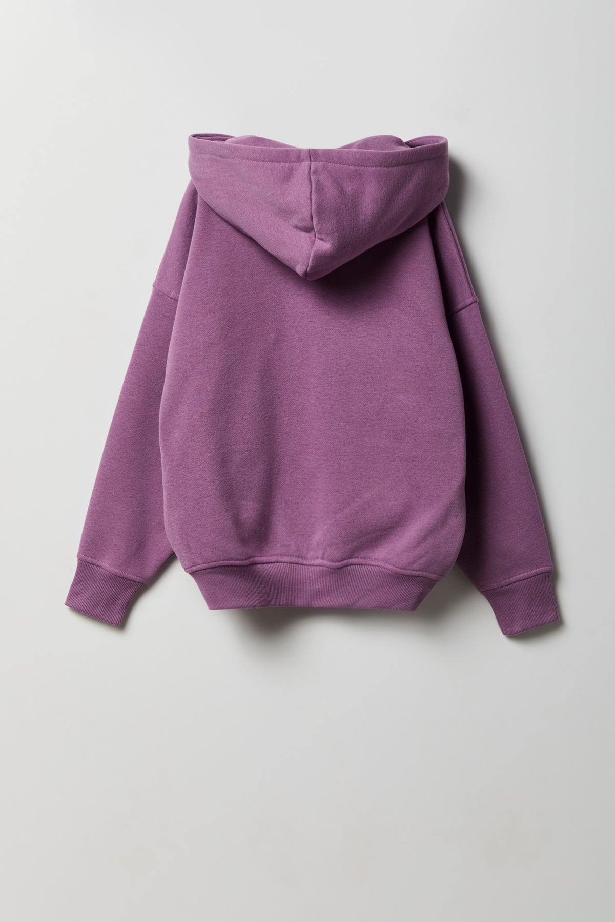 Vue alternative 2. Haut court à capuchon en molleton de luxe pour fille