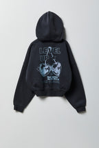 Girls Zip-Up Fleece Hoodie