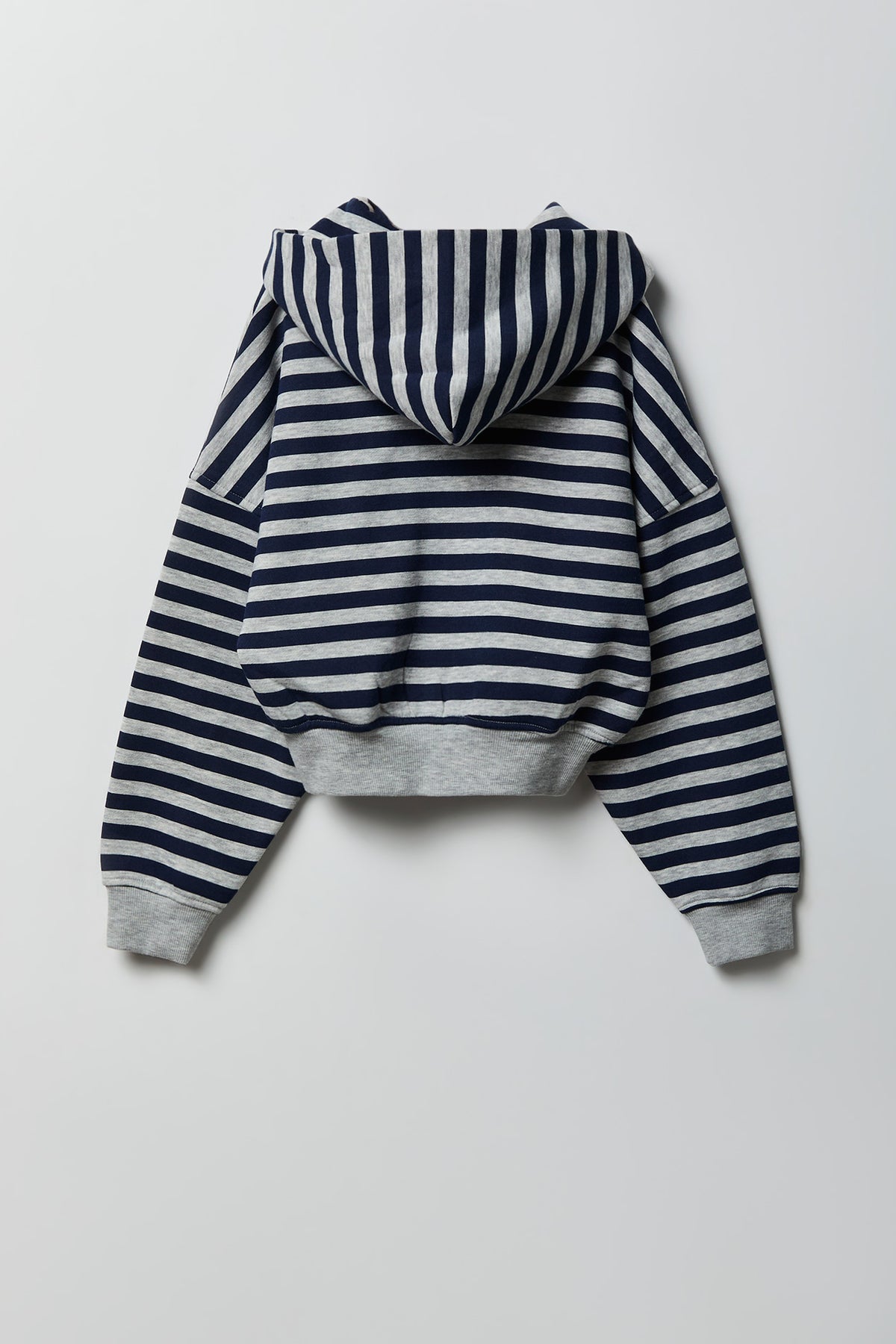 Vue alternative 2. Haut à capuchon en molleton avec fermeture à glissière pour fille