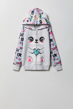 Girls Bunny 3D Character Hoodie