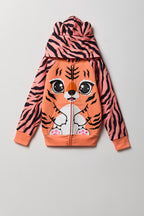 Kids 3D Tiger Character Hoodie