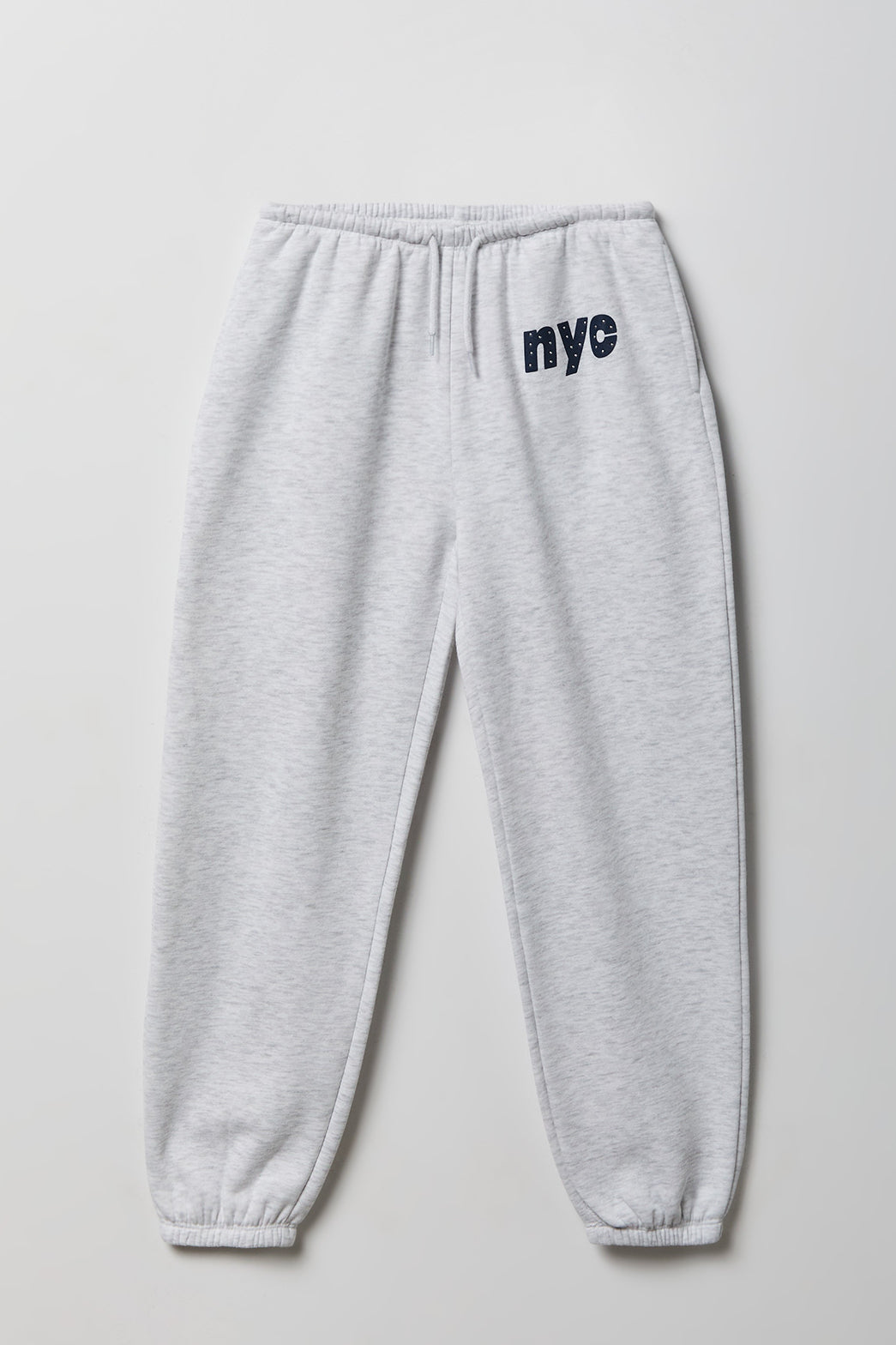 Jogger surdimensionné en molleton imprimé pour fille