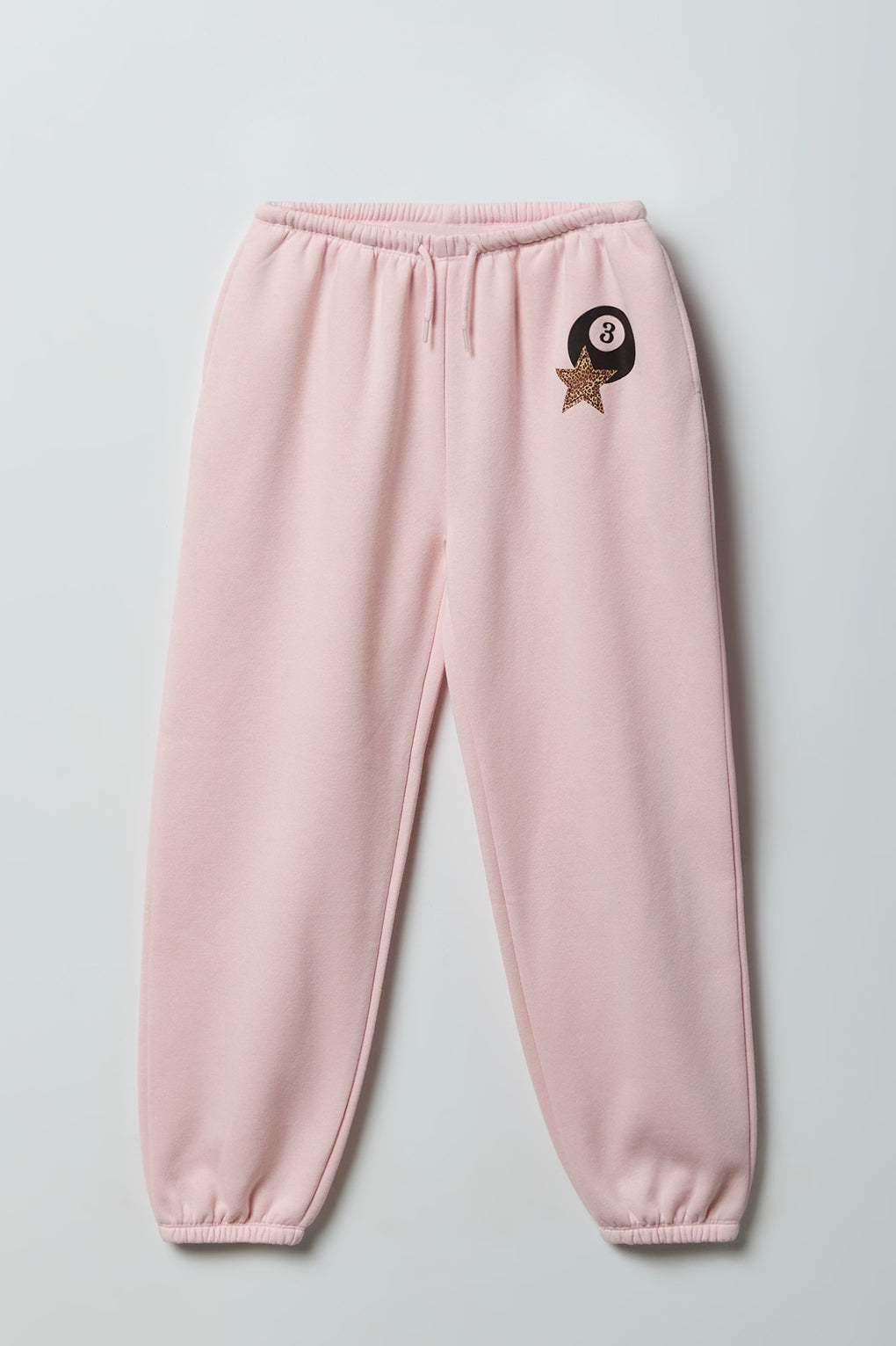 Jogger surdimensionné en molleton imprimé pour fille