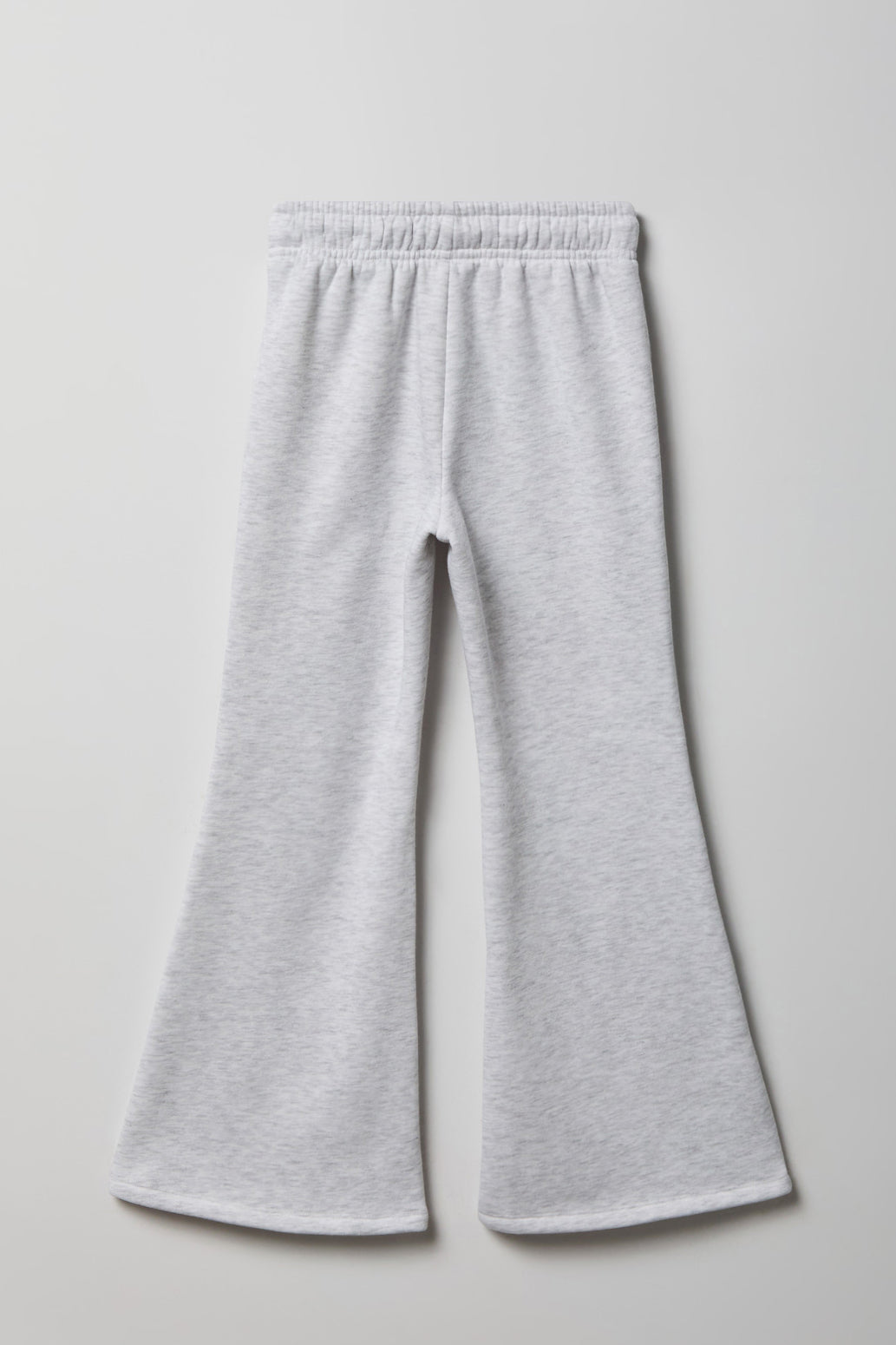 Vue alternative 2. Pantalon d'entraînement à jambe évasée en molleton avec motif brodé pour fille