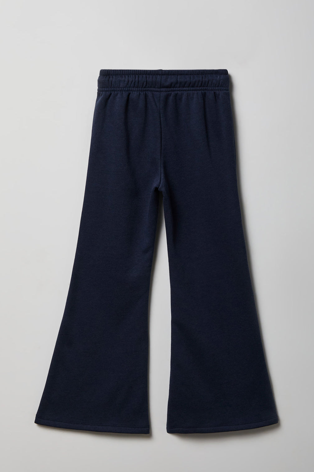 Vue alternative 2. Pantalon d'entraînement à jambe évasée en molleton avec motif brodé pour fille