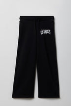 Pantalon d'entraînement à jambe droite en molleton pour fille
