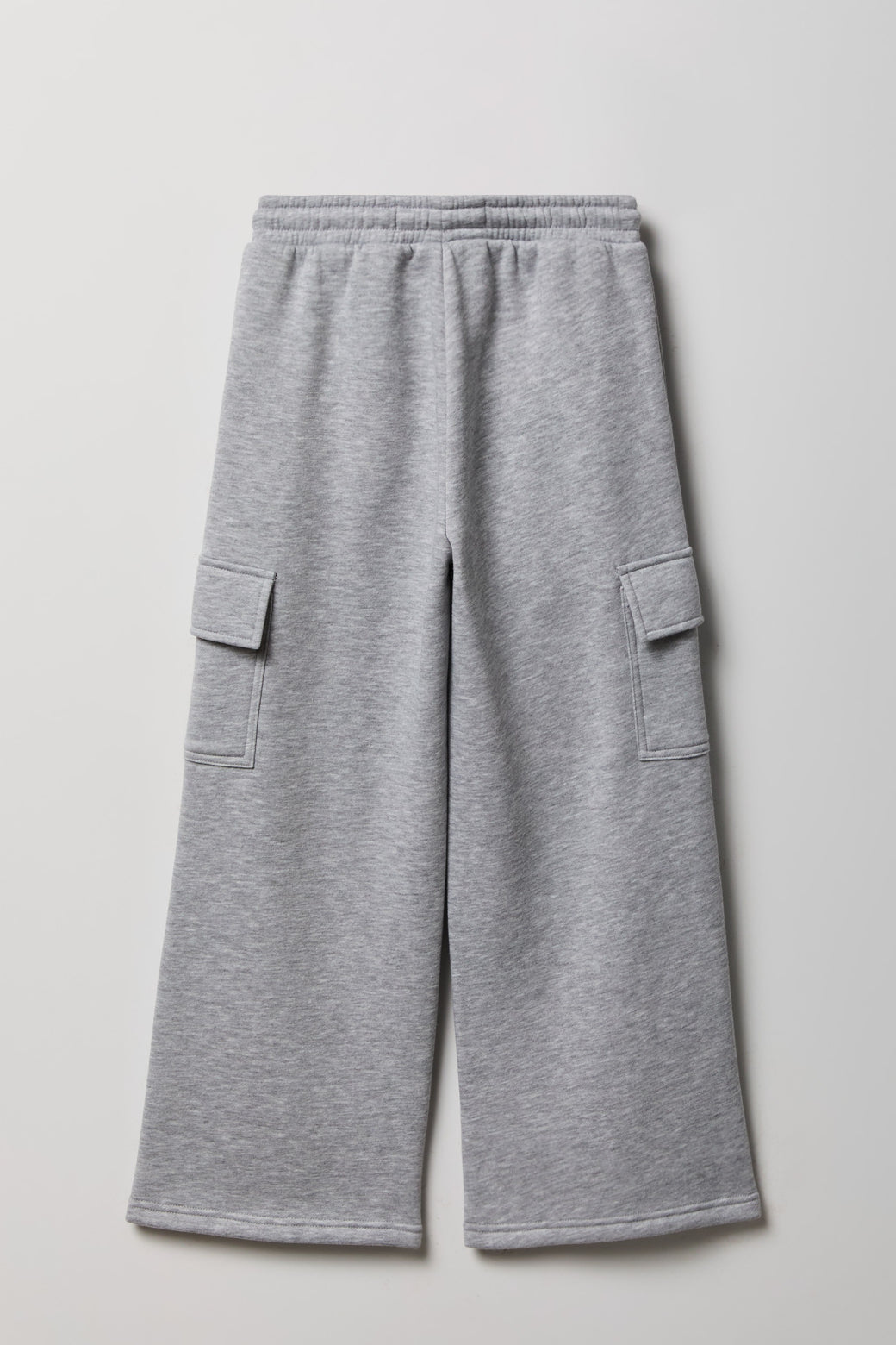 Vue alternative 2. Pantalon d'entraînement cargo à jambe large en molleton pour fille
