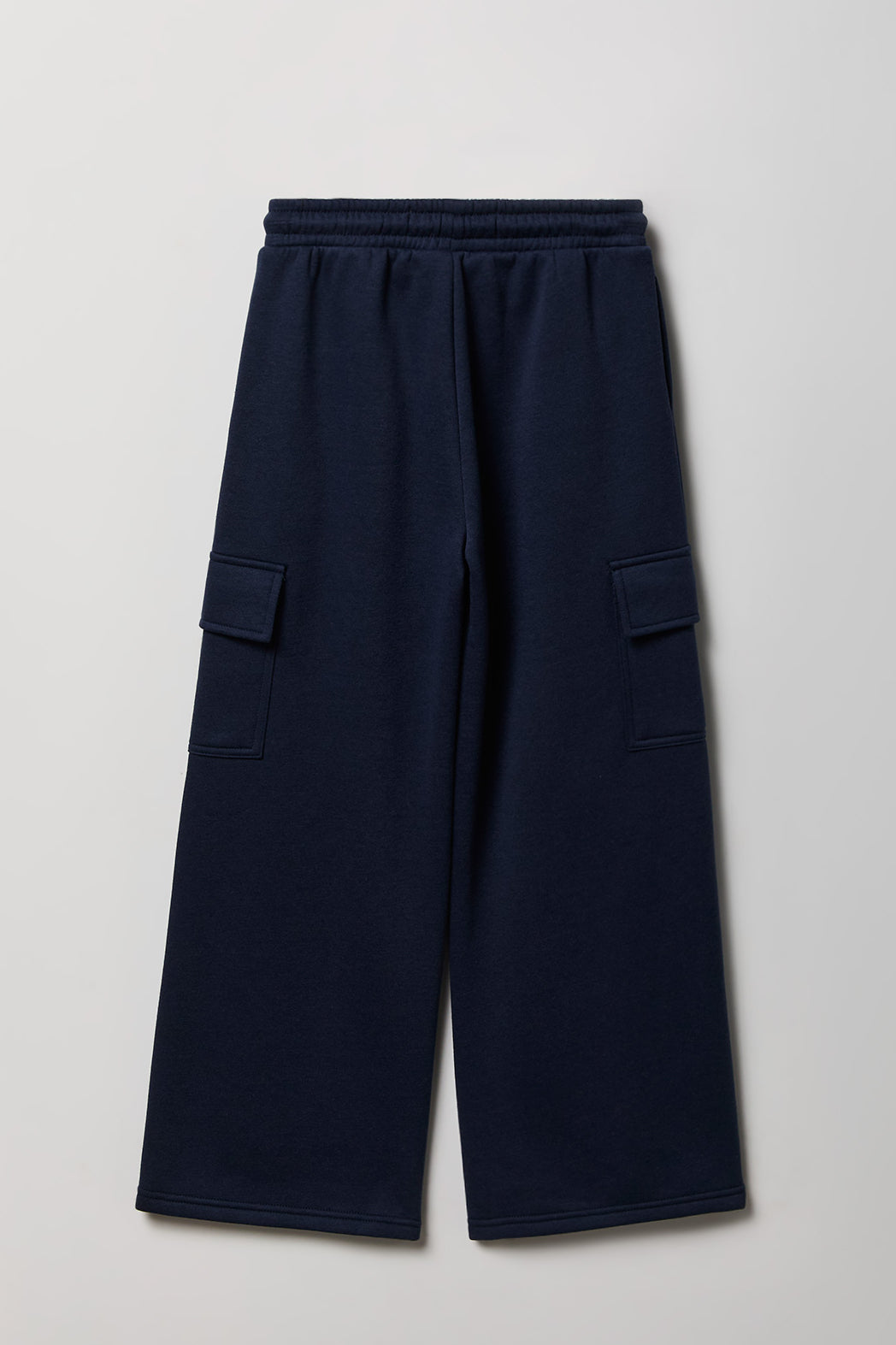Vue alternative 2. Pantalon d'entraînement cargo à jambe large en molleton pour fille