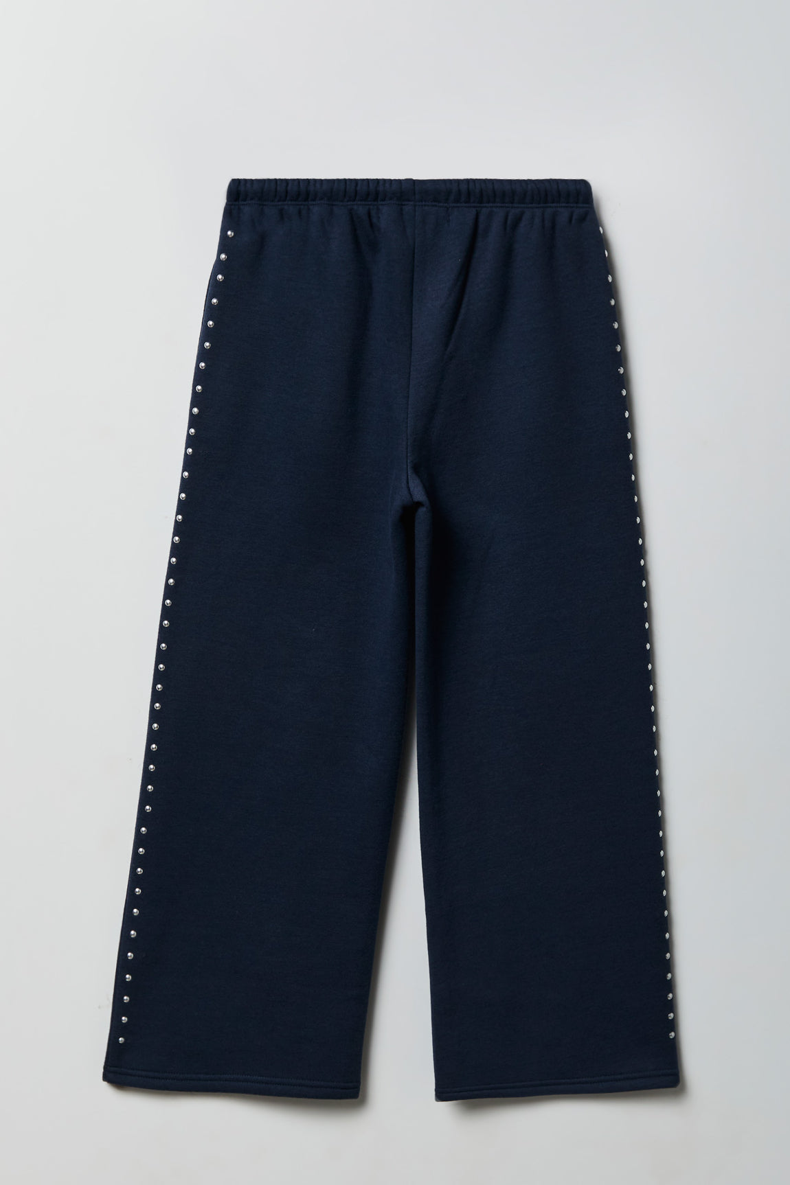 Vue alternative 2. Pantalon d'entraînement à jambe large en molleton clouté pour fille