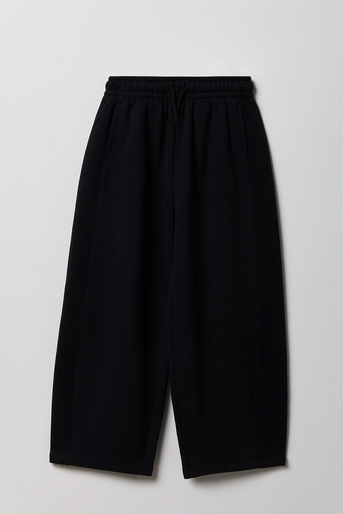 Girls Fleece Barrel Sweatpant - Black