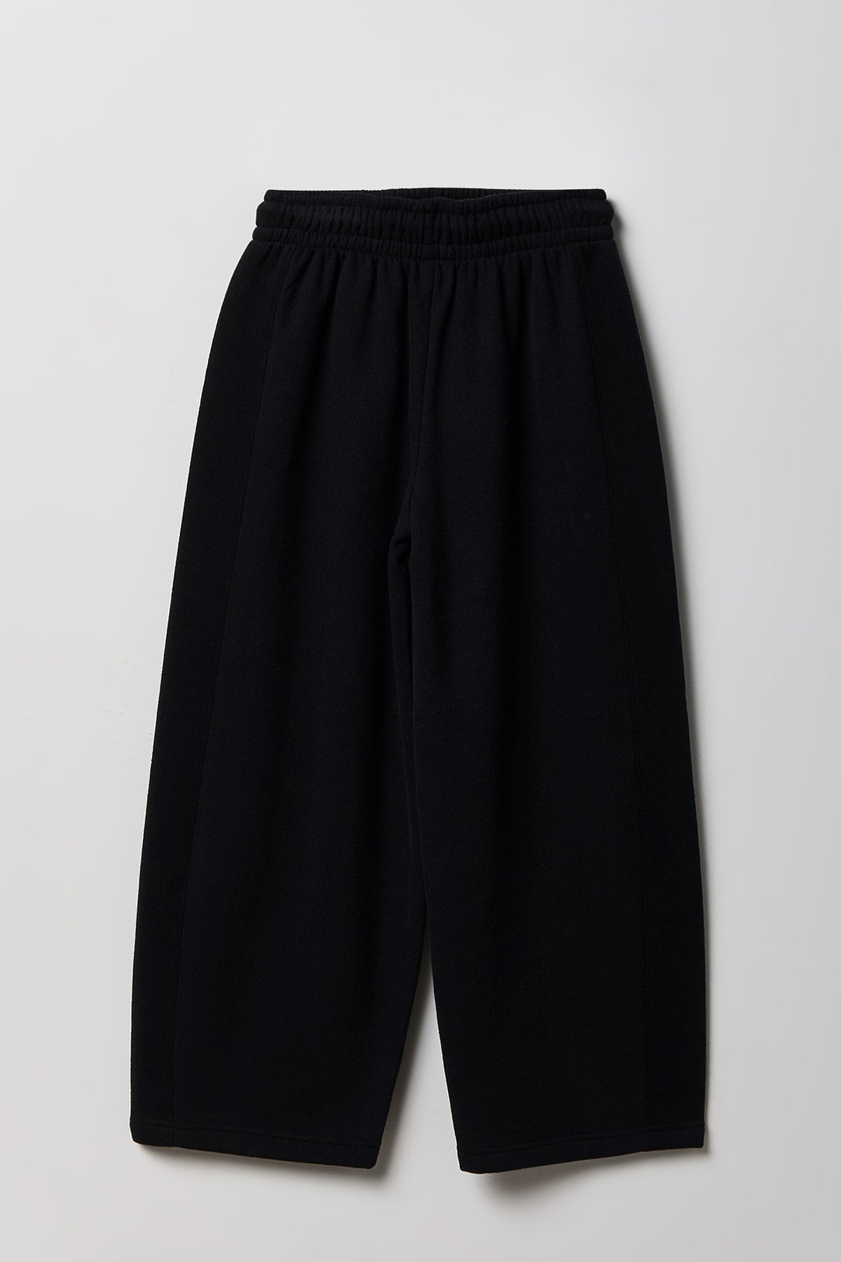 Alt View 2. Girls Fleece Barrel Sweatpant - Black