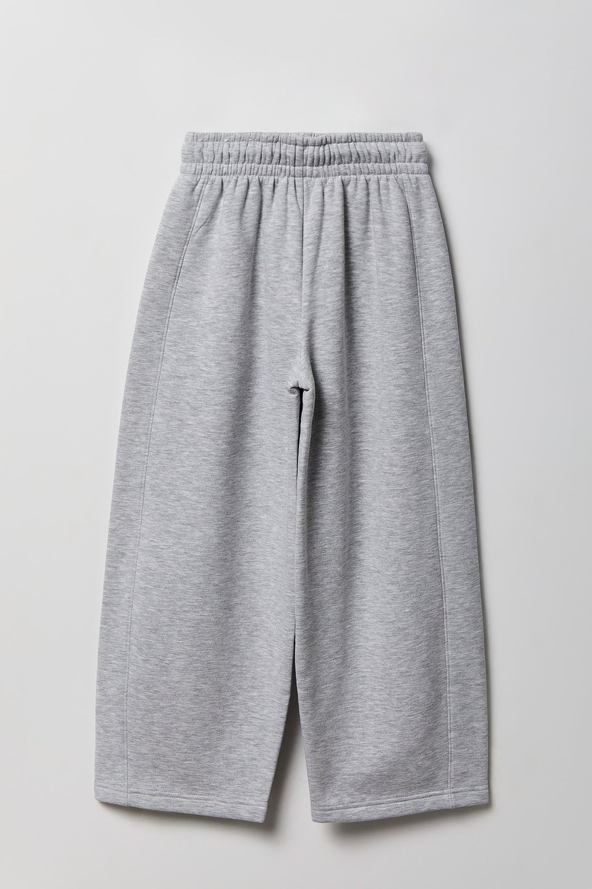 Alt View 2. Girls Fleece Barrel Sweatpant - Heather Grey