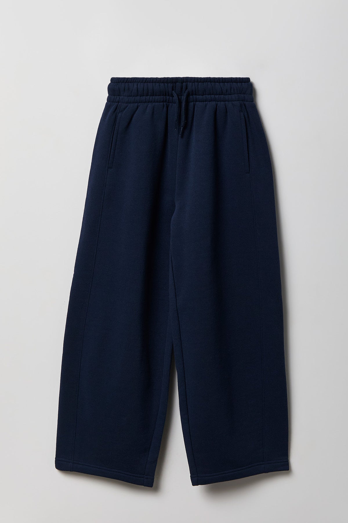 Girls Fleece Barrel Sweatpant - Navy