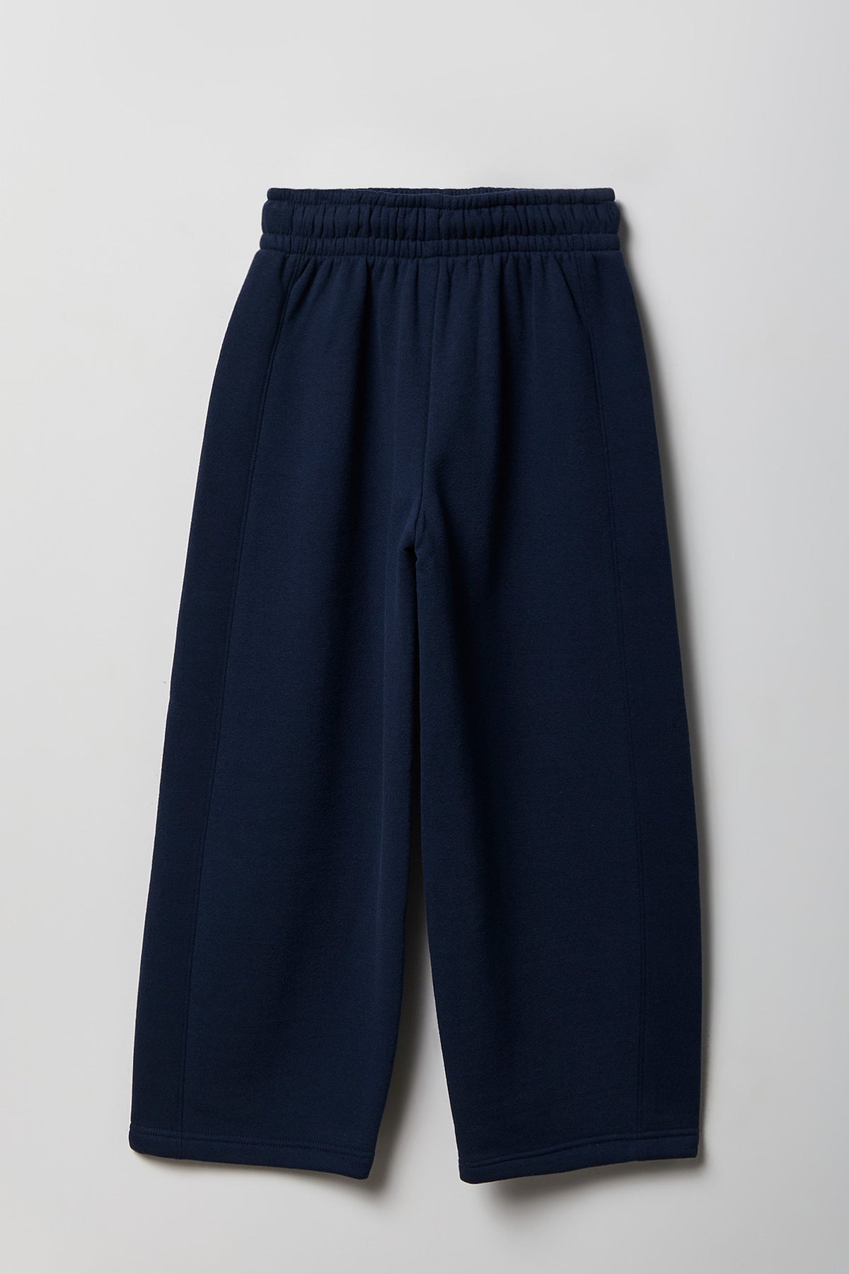 Alt View 2. Girls Fleece Barrel Sweatpant - Navy