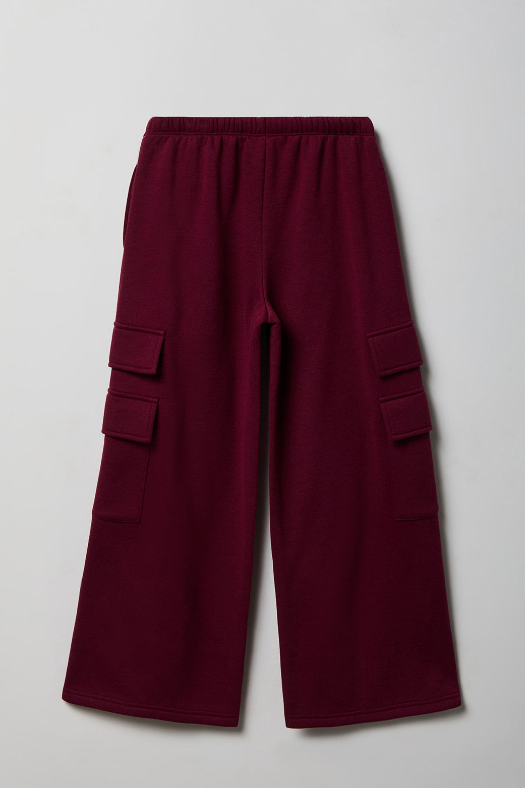Vue alternative 2. Pantalon d'entraînement cargo à jambe large en molleton pour fille