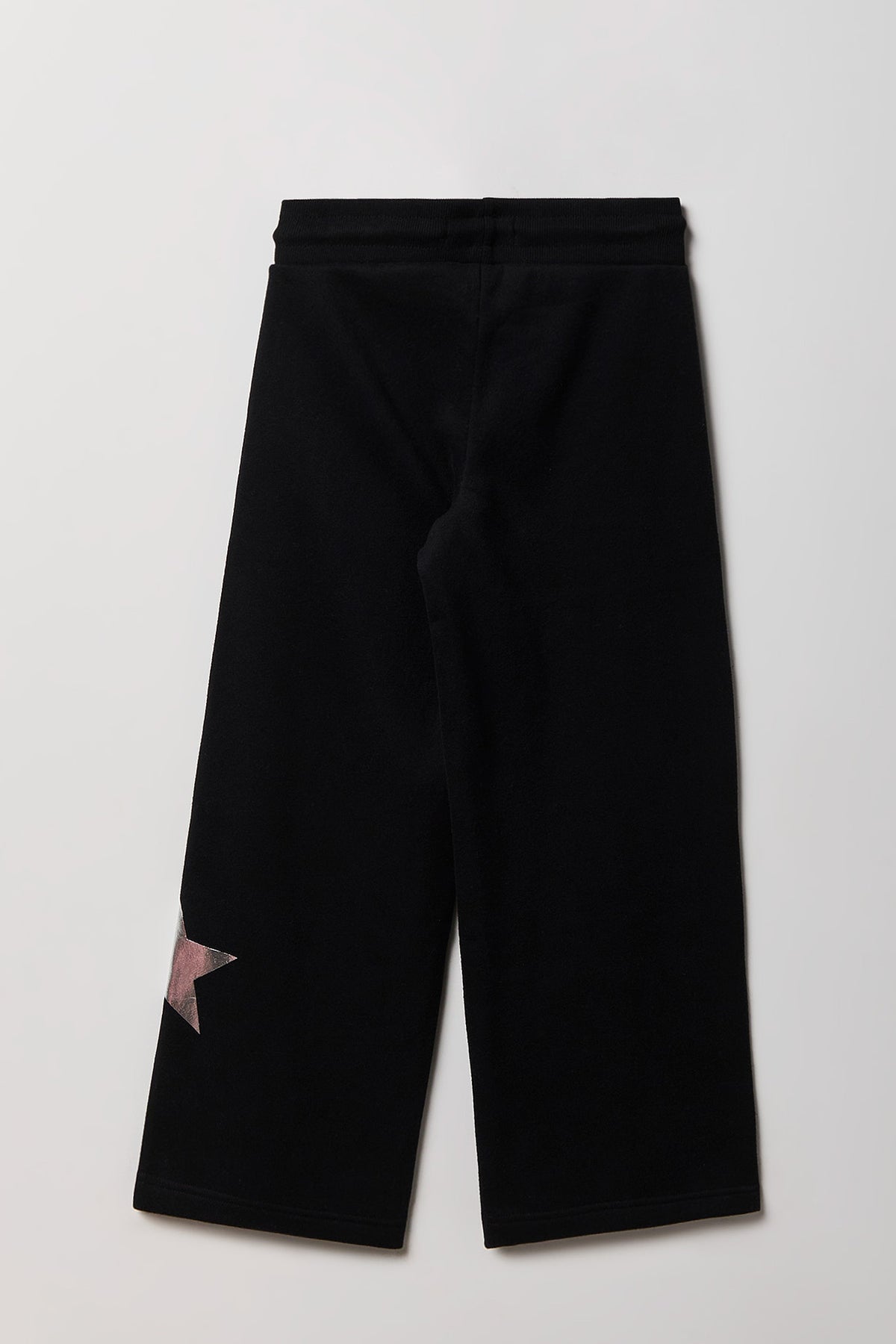 Pantalon d'entraînement à jambe droite en molleton pour fille