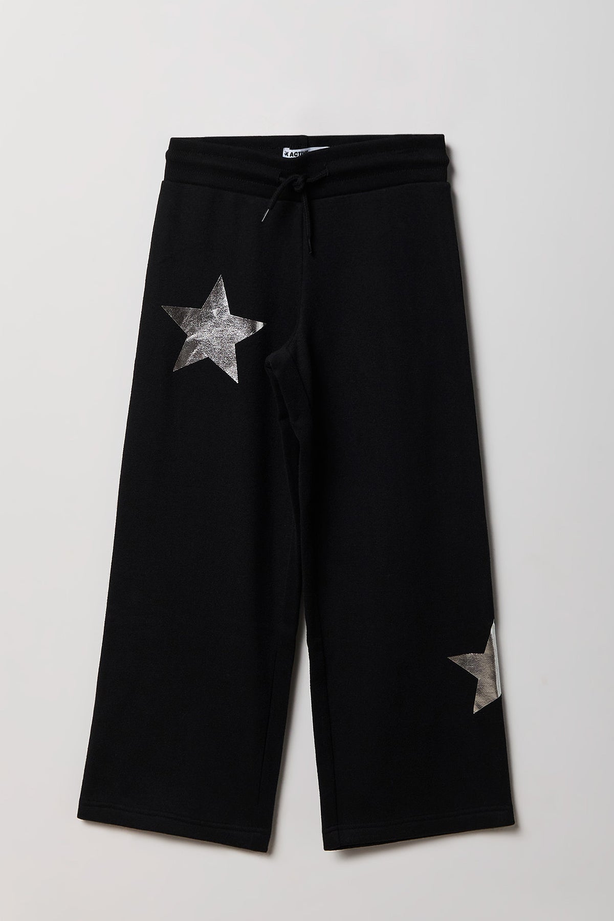 Vue alternative 2. Pantalon d'entraînement à jambe droite en molleton pour fille
