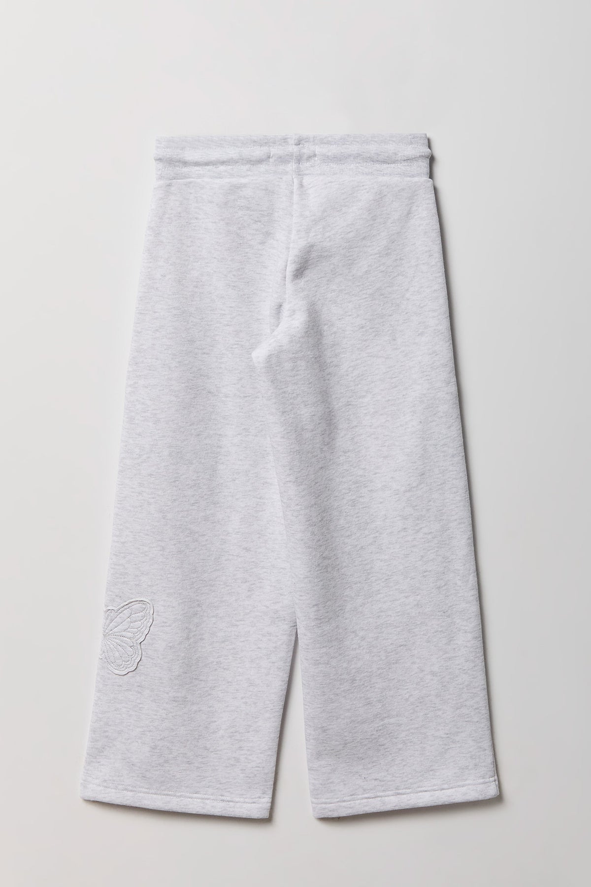 Vue alternative 2. Pantalon d'entraînement à jambe droite en molleton pour fille