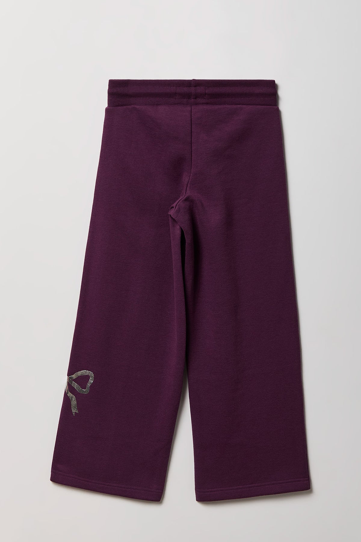 Vue alternative 2. Pantalon d'entraînement à jambe droite en molleton pour fille