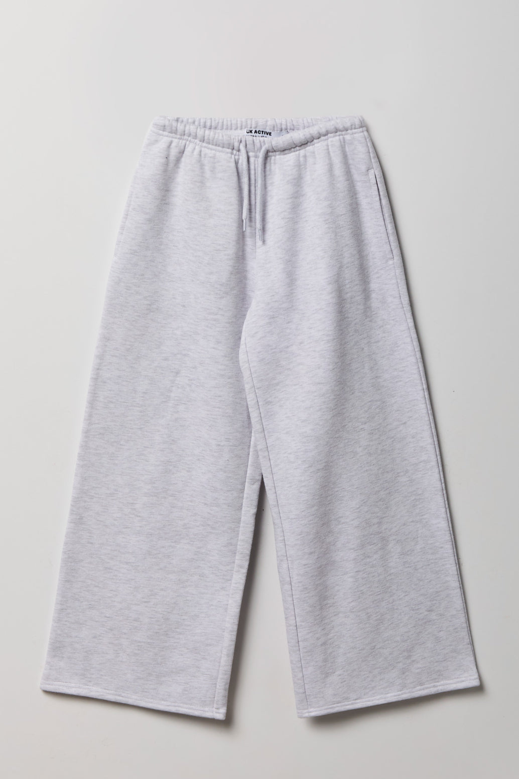 Pantalon d'entraînement à jambe ultralarge en molleton de luxe pour fille