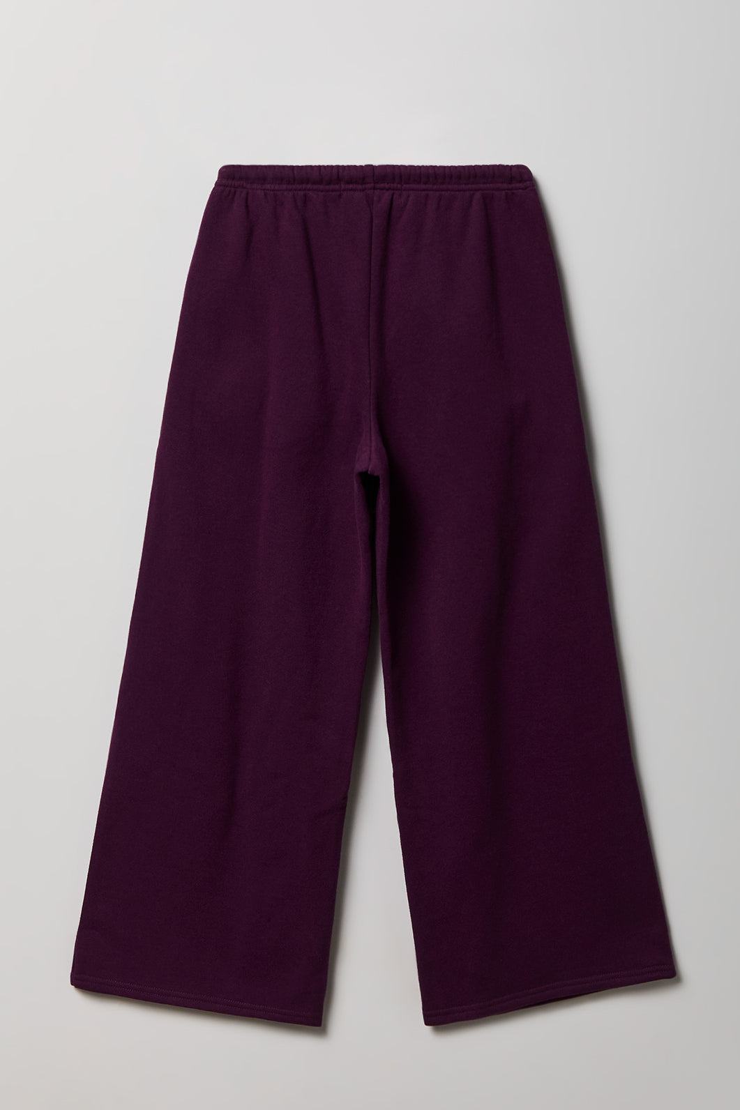 Vue alternative 2. Pantalon d'entraînement à jambe ultralarge en molleton de luxe pour fille