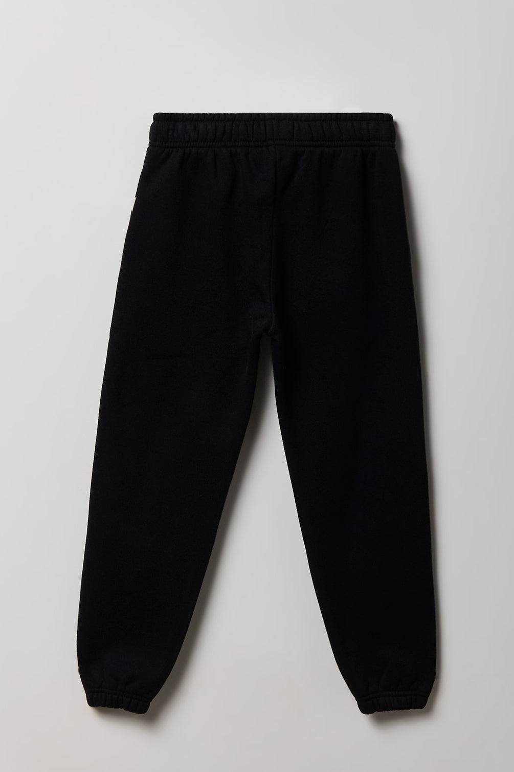 Alt View 2. Girls Luxe Fleece Oversized Jogger - Black