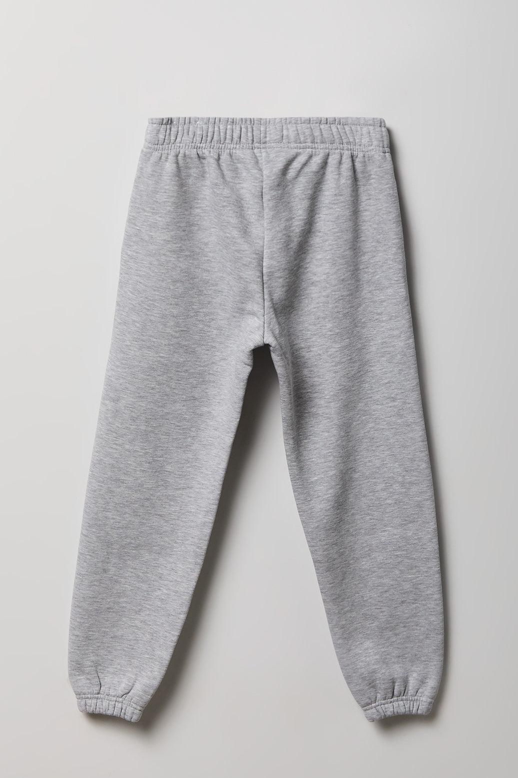 Alt View 2. Girls Luxe Fleece Oversized Jogger - Heather Grey