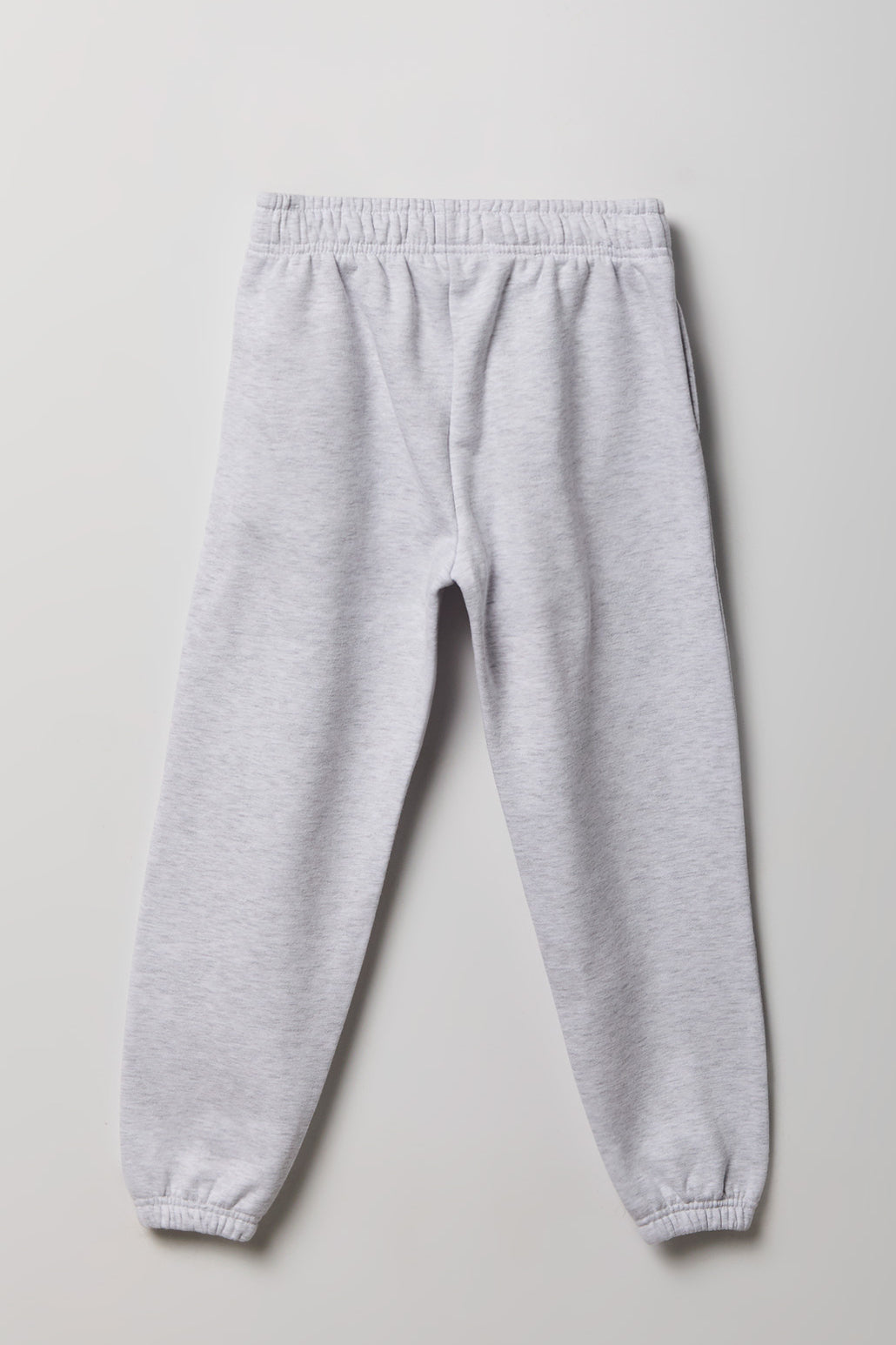 Alt View 2. Girls Luxe Fleece Oversized Jogger - Light Grey