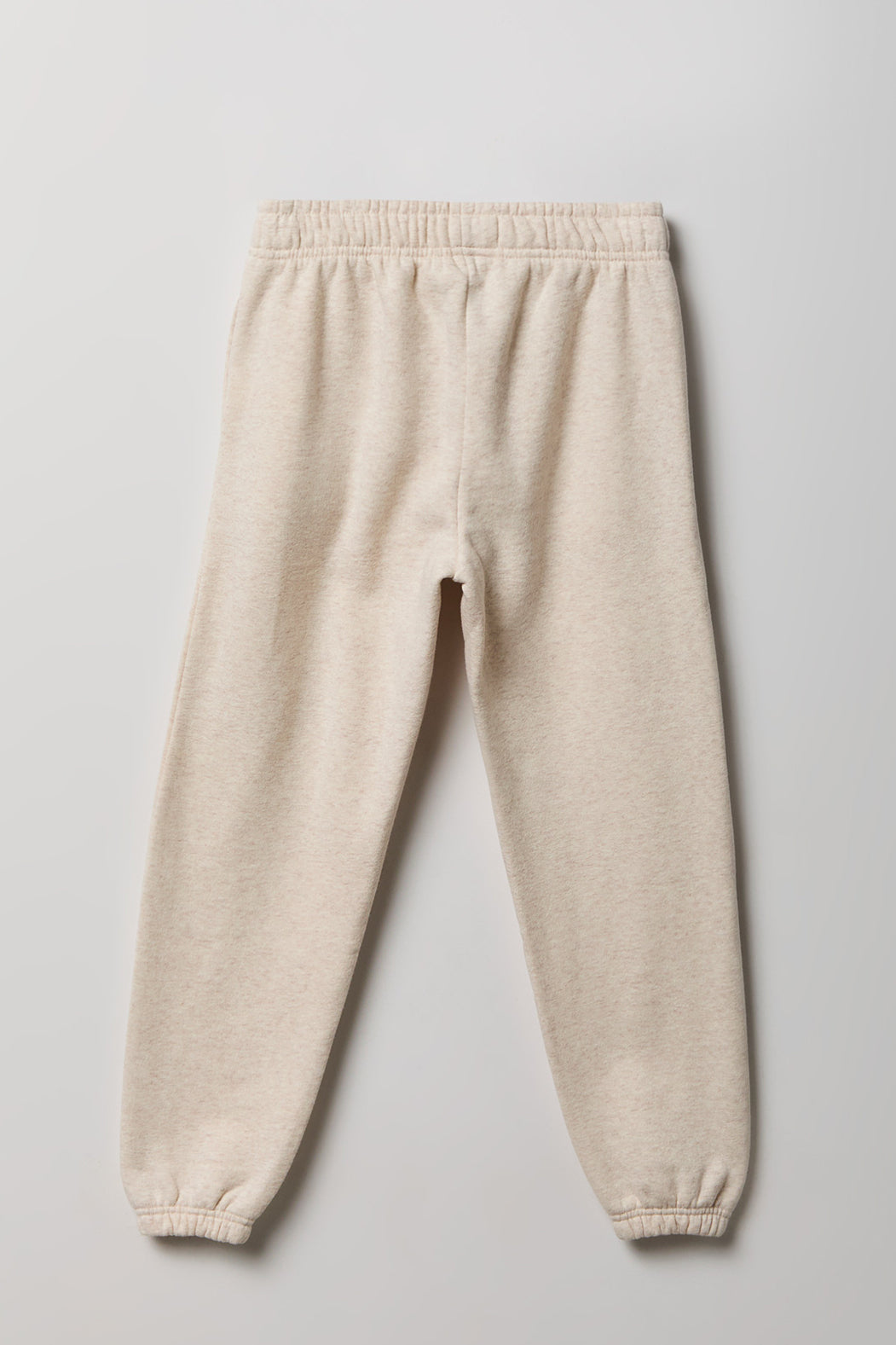 Alt View 2. Girls Luxe Fleece Oversized Jogger - Oatmeal