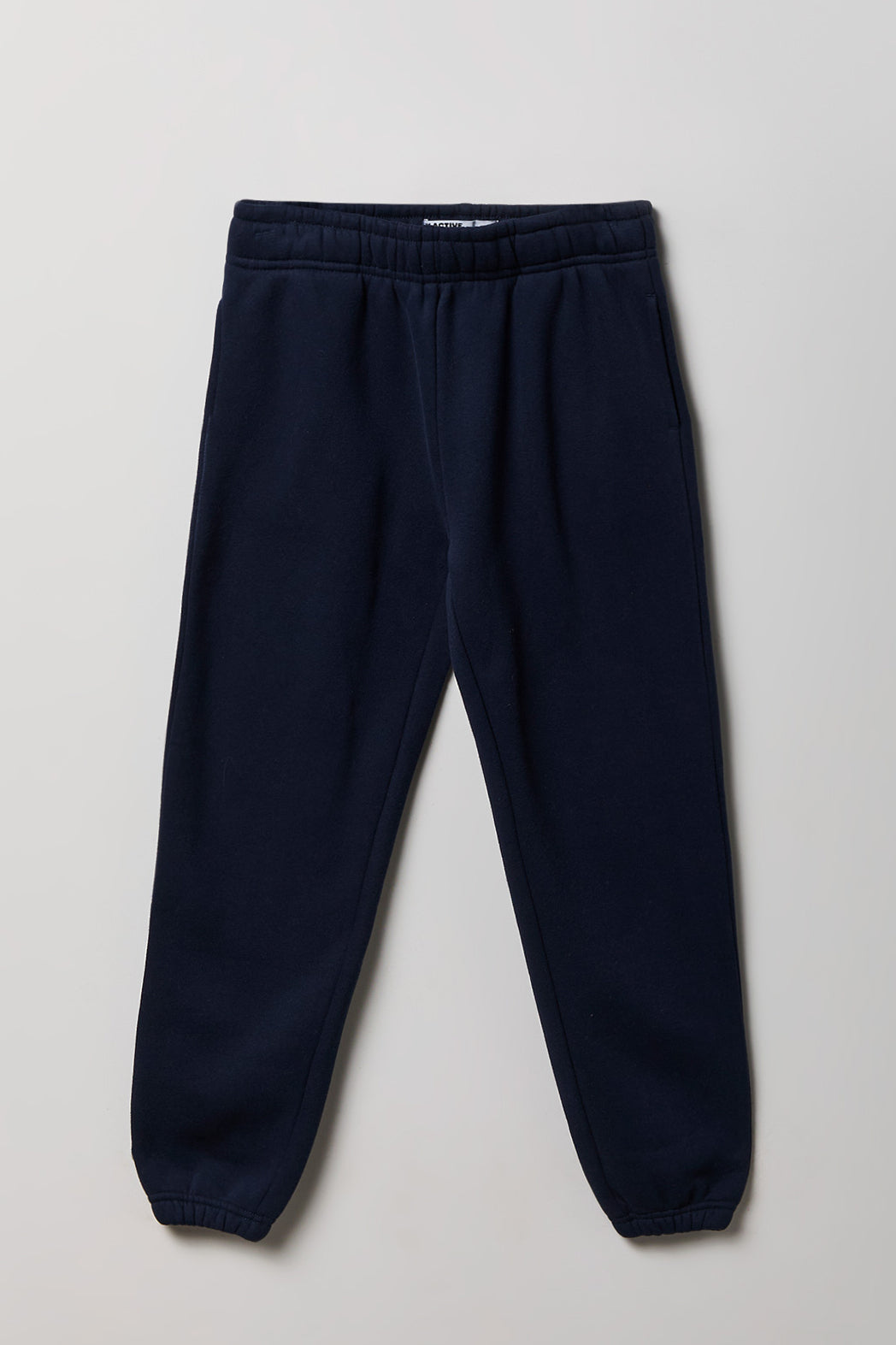 Girls Luxe Fleece Oversized Jogger - Navy