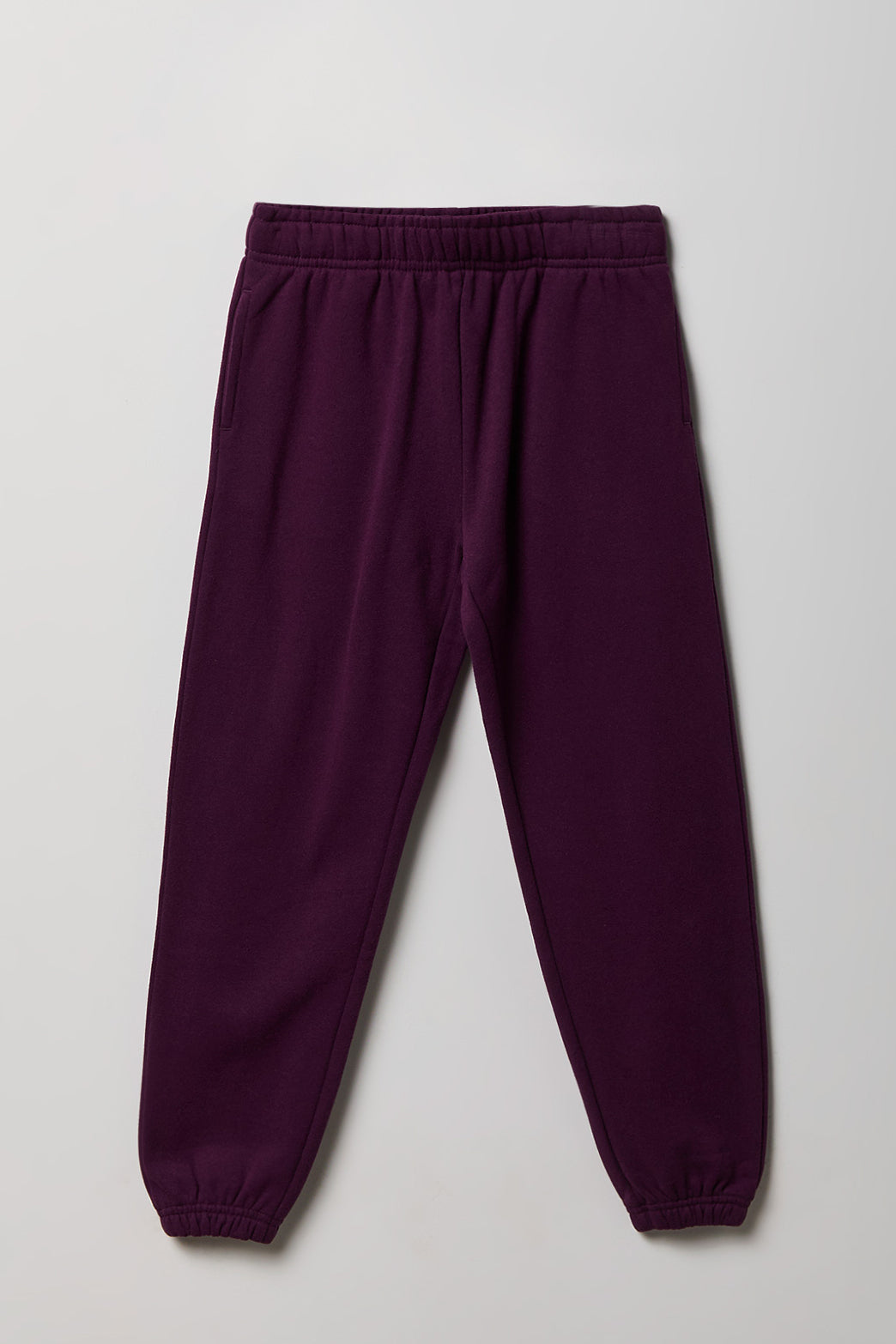 Girls Luxe Fleece Oversized Jogger - Purple