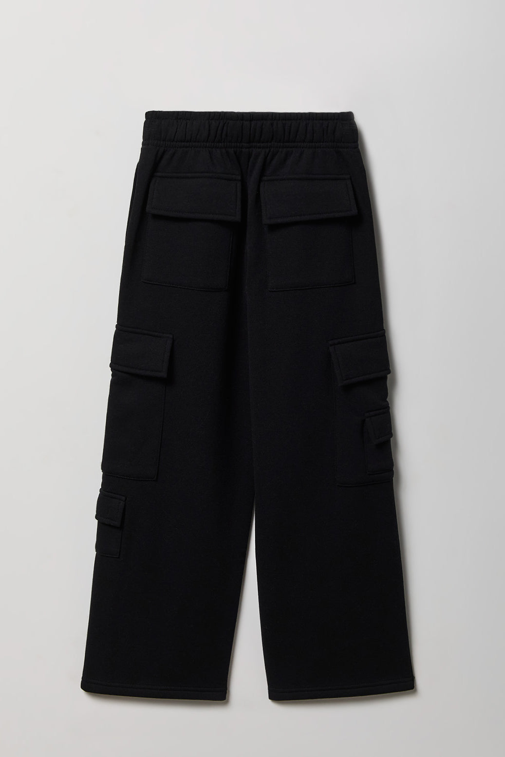 Vue alternative 2. Pantalon d'entraînement cargo à jambe large en molleton pour fille