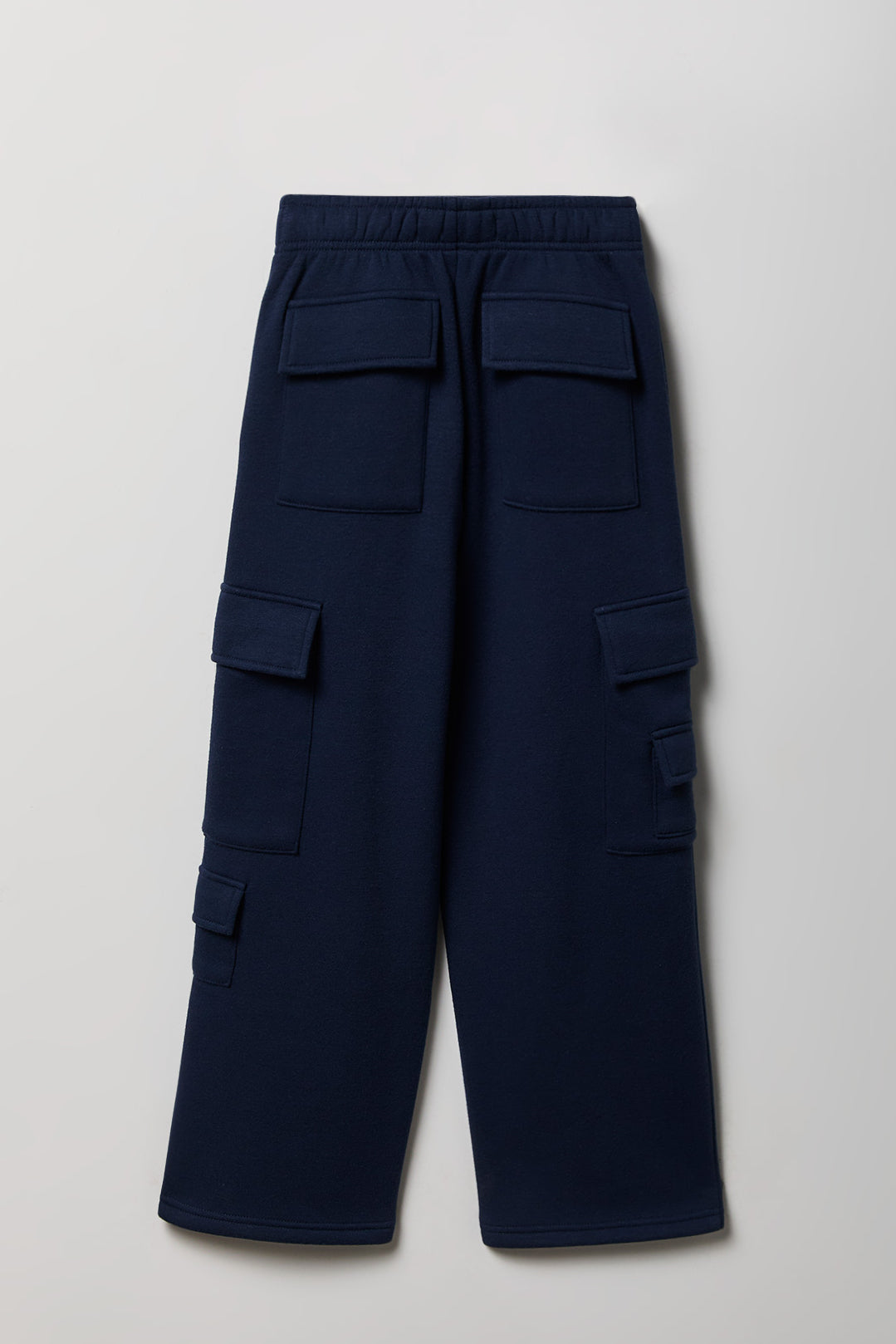 Vue alternative 2. Pantalon d'entraînement cargo à jambe large en molleton pour fille