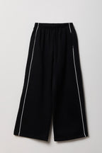 Pantalon d'entraînement à jambe large en molleton pour fille