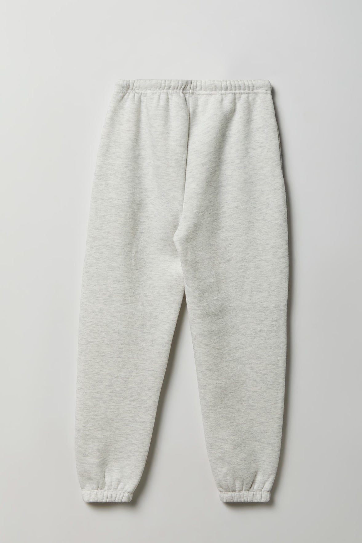Alt View 2. Girls Fleece Oversized Jogger - Light Grey