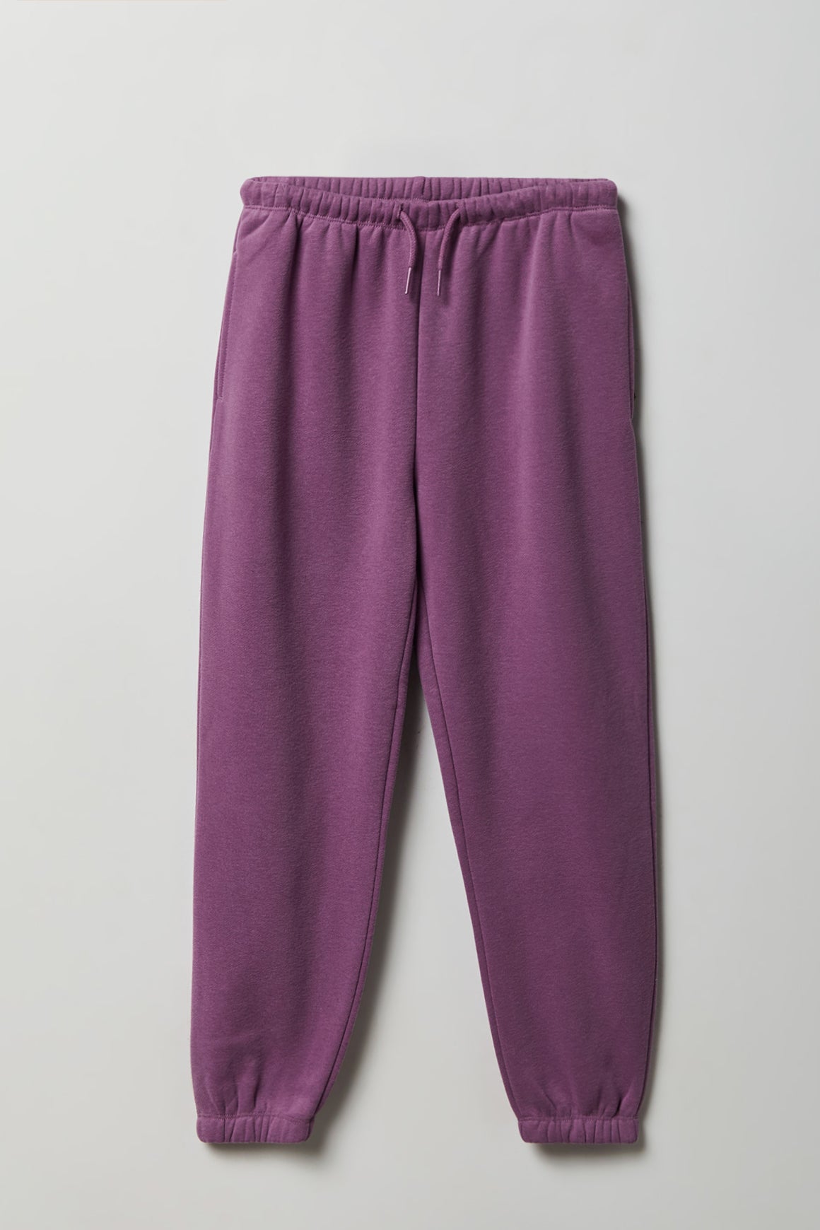 Girls Fleece Oversized Jogger - Purple