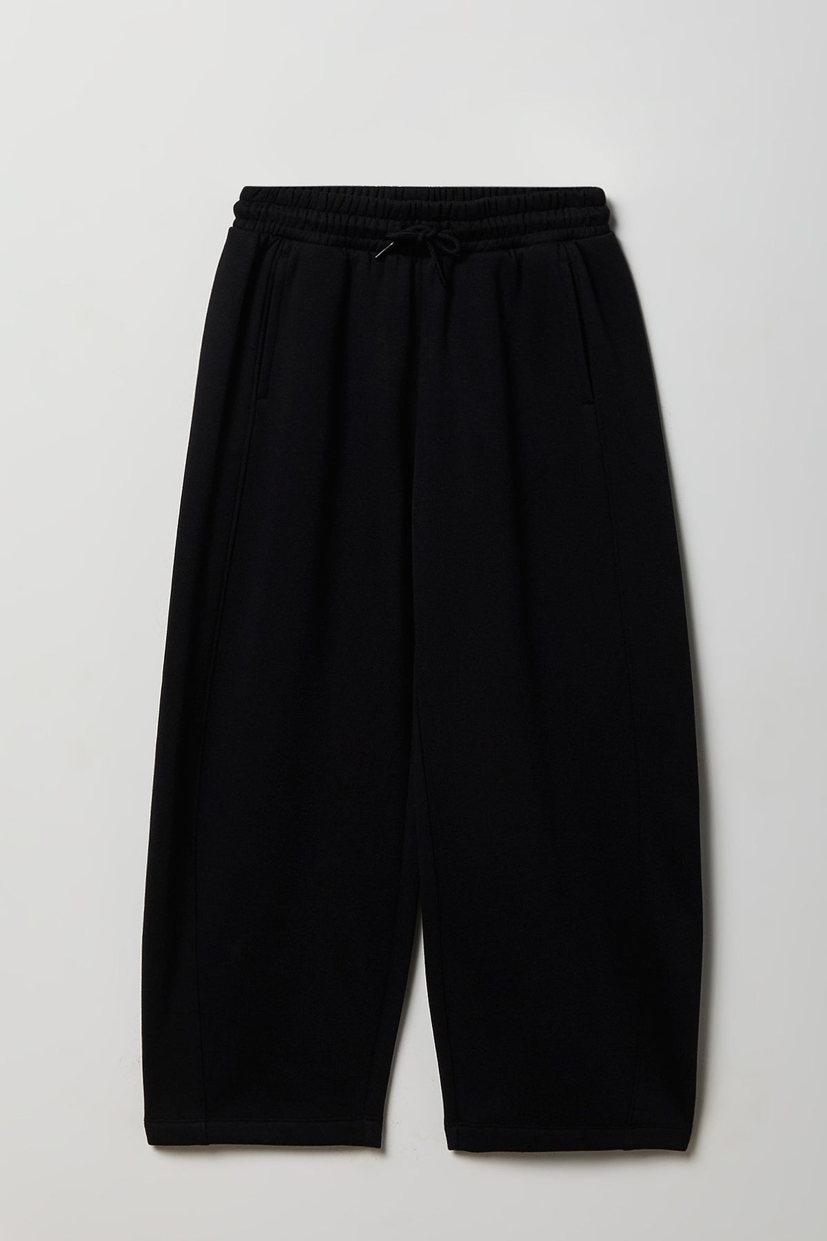 Girls Fleece Barrel Sweatpant - Black
