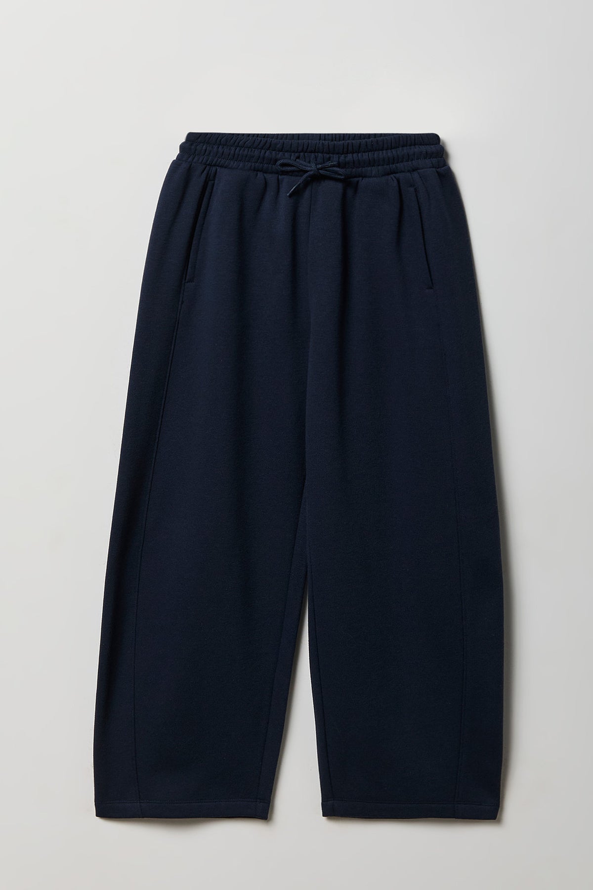 Girls Fleece Barrel Sweatpant - Navy