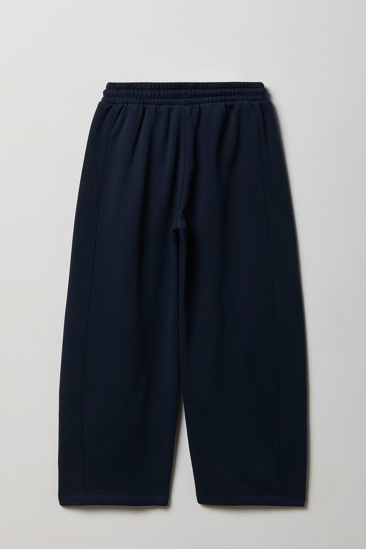 Alt View 2. Girls Fleece Barrel Sweatpant - Navy