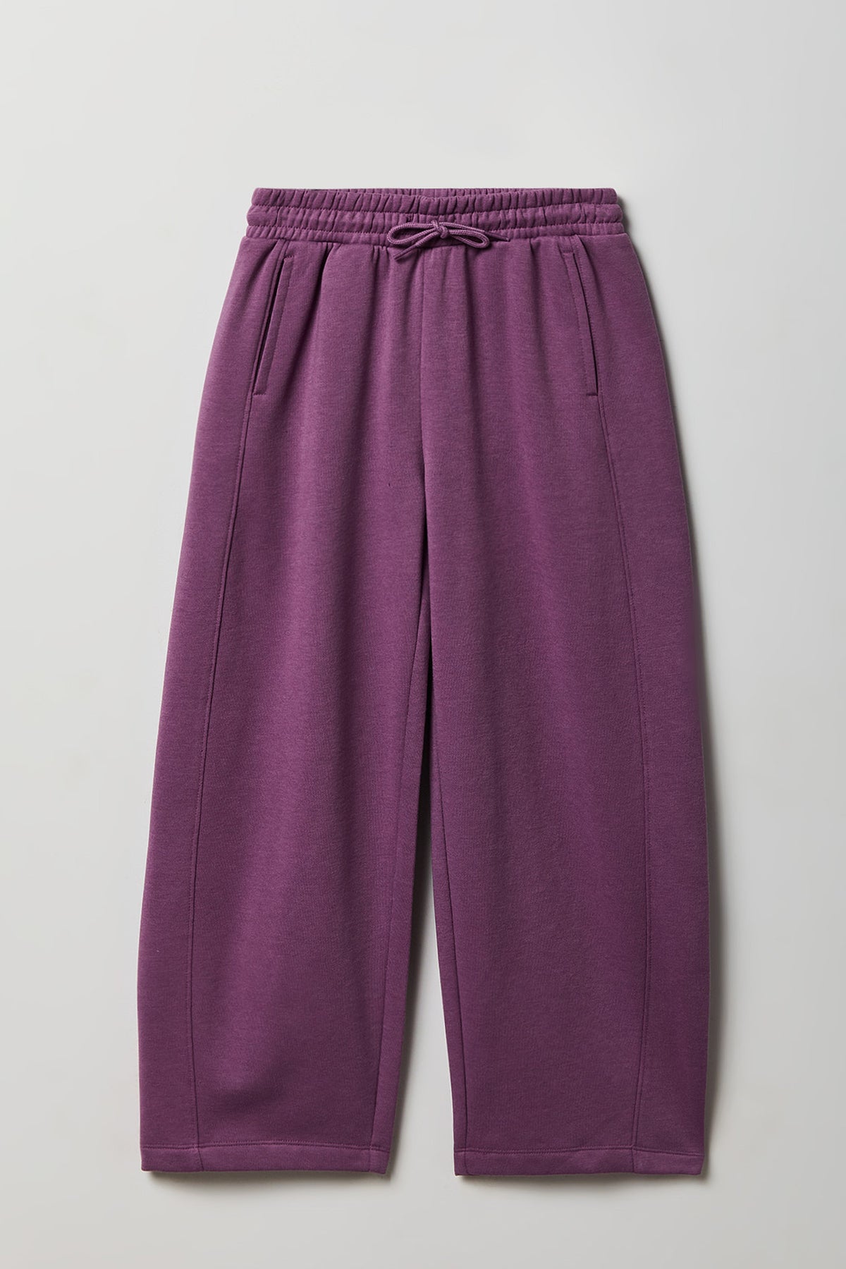 Girls Fleece Barrel Sweatpant - Purple