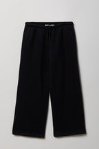 Pantalon d'entraînement à jambe large en molleton de luxe pour fille
