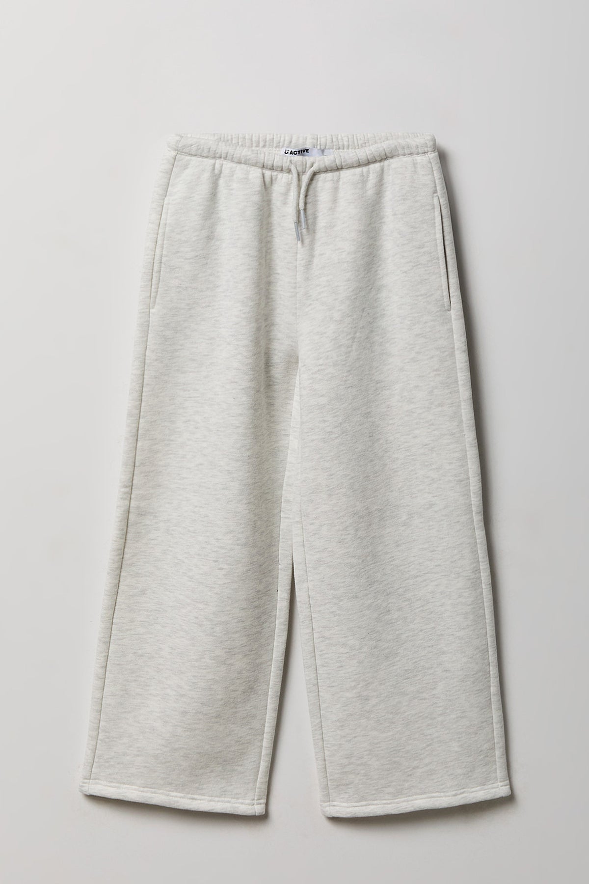 Pantalon d'entraînement à jambe large en molleton de luxe pour fille