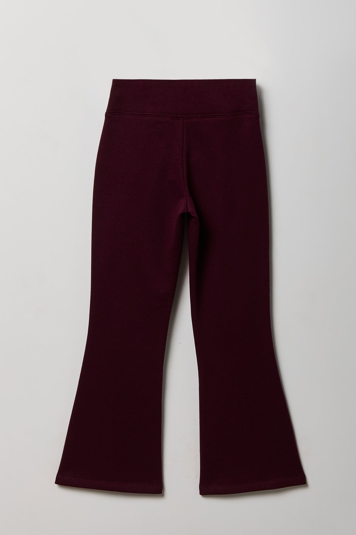Alt View 2. Graphic Fleece Flare Pant - Burgundy